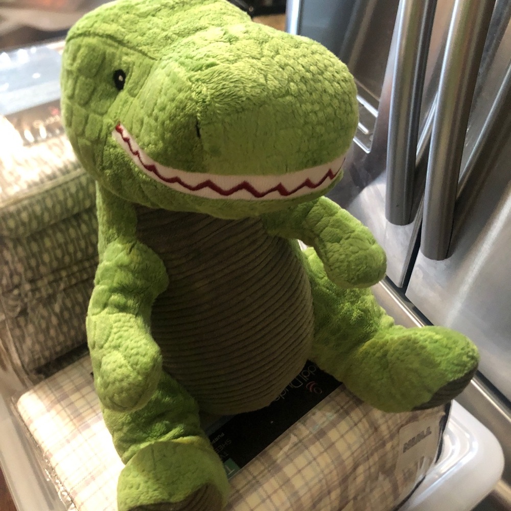 Green Plush TRex Dinosaur Stuffed Toy - Curious George Collection